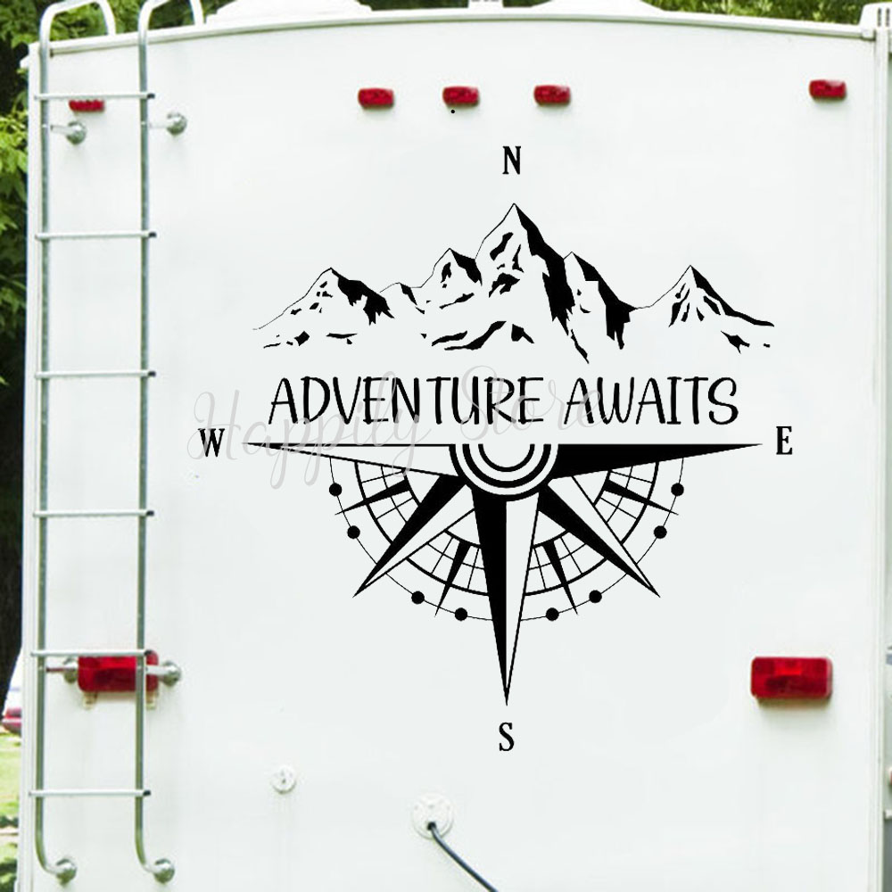 Campervan Stickers Adventure A - Outdoor Adventure Ideas recension och pris