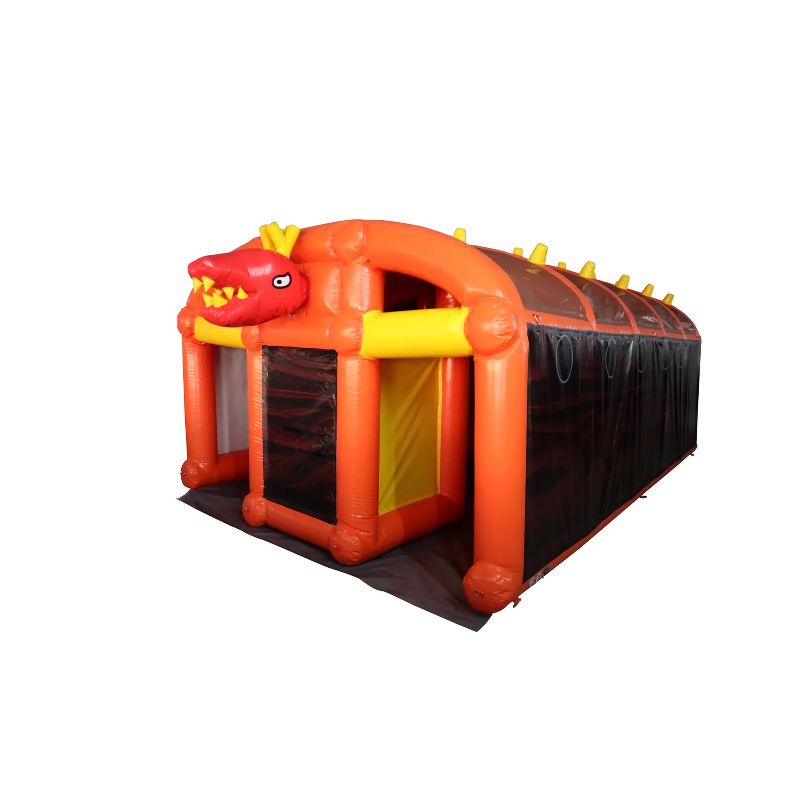 Large Orange Inflatable Maze 3 - Outdoor Adventure Rentals recension och pris