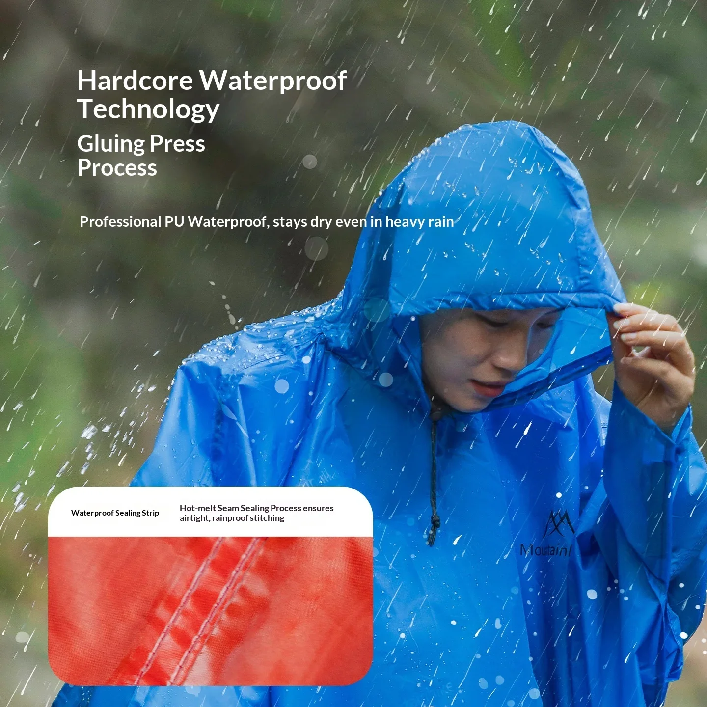 Mountainhiker 3In1 Raincoat by - Outdoor Adventure Windbreaker recension och pris