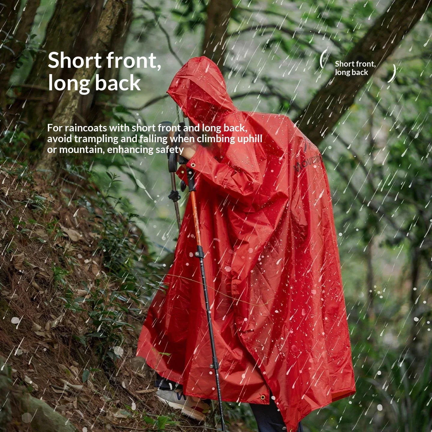 Mountainhiker 3In1 Raincoat by - Outdoor Adventure Windbreaker recension och pris