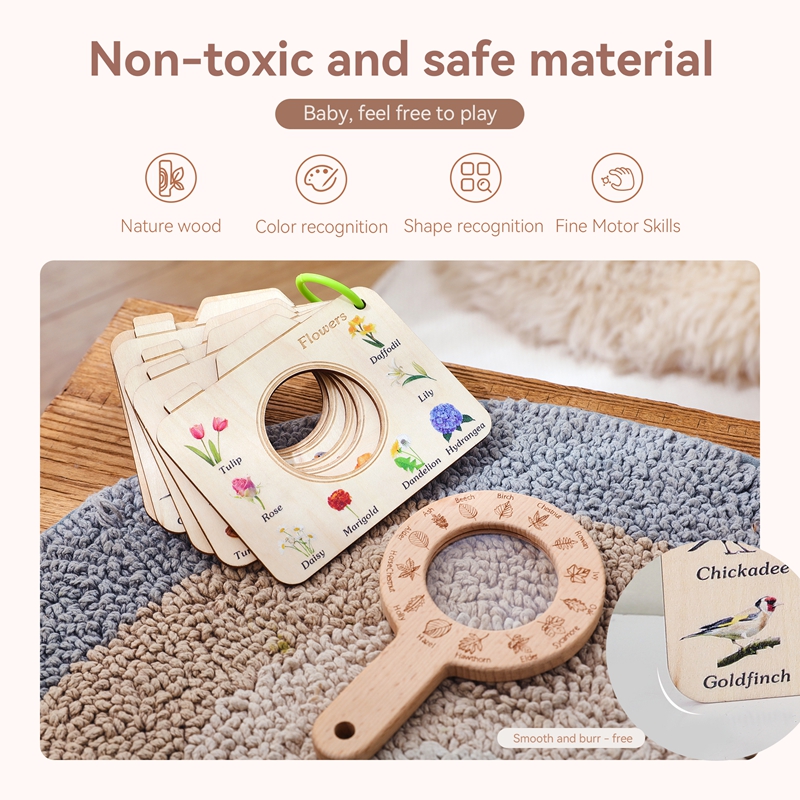 Wooden Montessori Toy Magnifyi - Outdoor Adventure Learning recension och pris